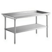 Klinger's Trading DST3037 - Dish Sorting Table, 37"W X 30"D X 35"H, 16/304 Stainless Steel Construction