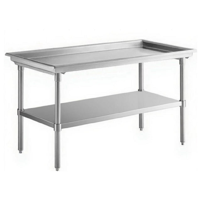 Klinger's Trading DST3073 - Dish Sorting Table, 73"W X 30"D X 35"H, 16/304 Stainless Steel Construction
