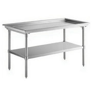 Klinger's Trading DST3085 - Dish Sorting Table, 85"W X 30"D X 35"H, 16/304 Stainless Steel Construction
