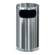 Rubbermaid FGSO16SSSGL - European Series Indoor Receptacle, 12 Gallon, 15" Dia. X 28"H