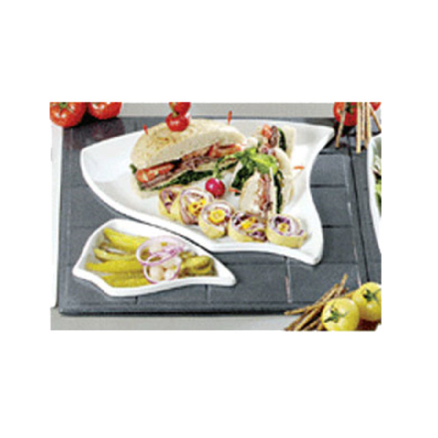 Bon Chef 9667ALLERGENLAVENDER Futura 1-1/2 Tile Custom Cutout Holds (1) 70004 And (1) 70006