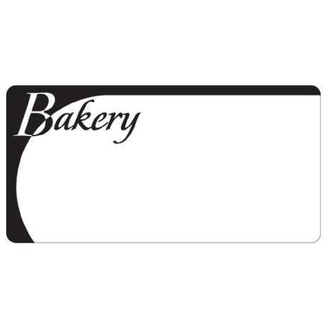 Hubert 32700 - Merchandising Tag, "Bakery" With Curved Design, 4-1/4" X 2"H