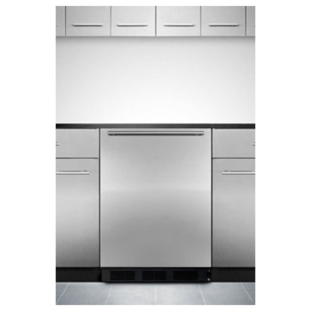 Summit FF7BKBISSHH Undercounter Refrigerator One-section Built-in Or Freestanding