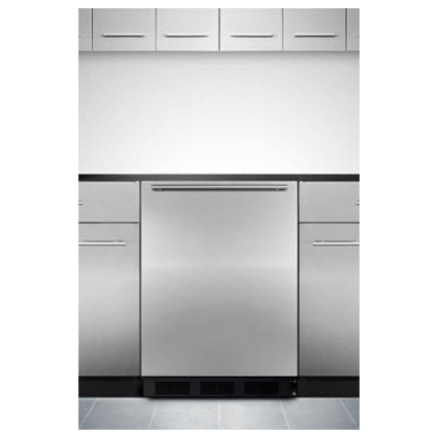 Summit FF7BKBISSHH Undercounter Refrigerator One-section Built-in Or Freestanding