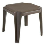 Grosfillex 52099037 Miami Outdoor Low Table 17" X 17" Square