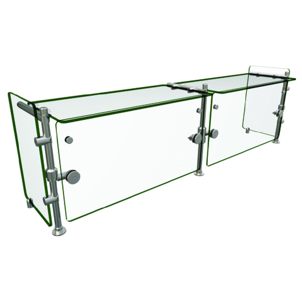 Hatco ORBIT900-06012 Flav-R-Shield® ORBIT900 Food Shield Full Service 2 Bays 60"W X 12"D X Adjustable Up To 23"H