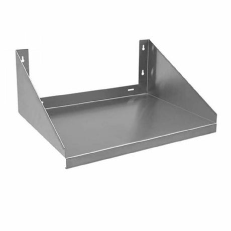 Hubert 88090 - Kratos® Wall-Mounted Microwave Shelf, 24"W X 24"D X 11-1/2"H, Durable 18-gauge Stainless Steel Construction