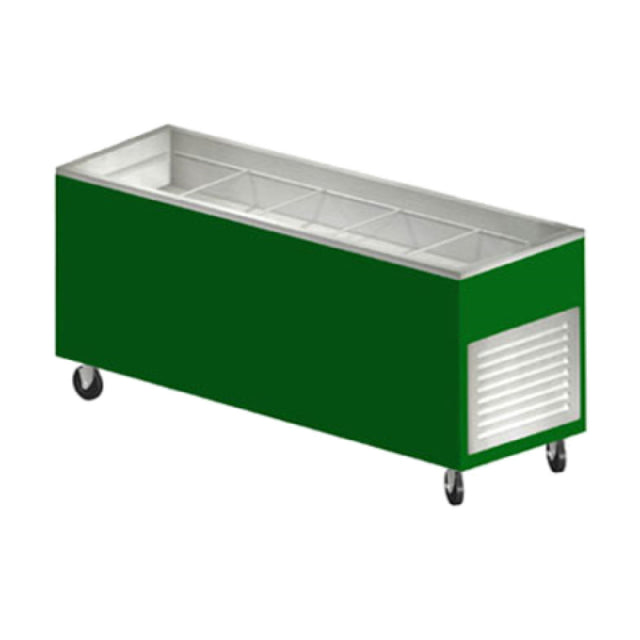 Duke AHC-5M-N7-217107 Duke Salad Bar 74"W X 24-1/2"D X 36"H 20 Gauge Stainless Steel Top