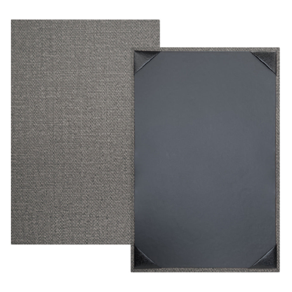 Risch MILAN-1V 11X17 Milan Hardback Simulated Woven Vinyl Menu Cover (specify Color)