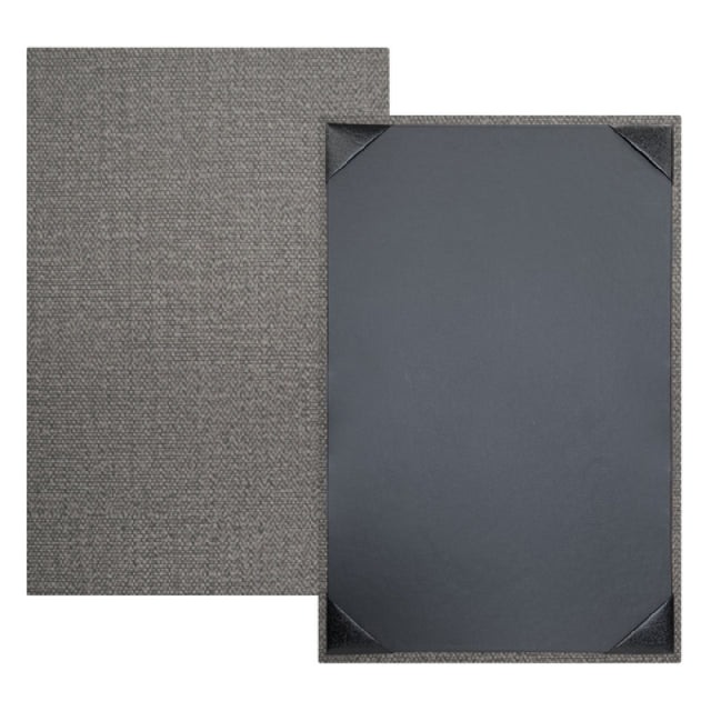 Risch MILAN-1V 11X17 Milan Hardback Simulated Woven Vinyl Menu Cover (specify Color)
