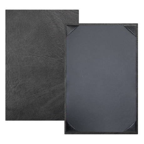 Risch HAR-1V 11X17 Harley Padded Antibacterial/antimicrobial Faux-leather Menu Cover (specify Color)