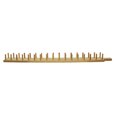 PacknWood 210BBTAC16 - Taco Holder, 29.7"L (with Handle) X 2.76"W X 2.1"H, Pegs Hold 16 Tacos