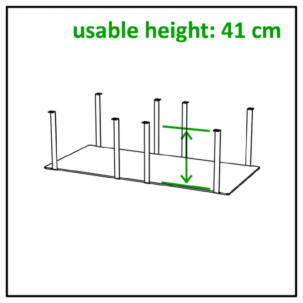 Bauscher Hepp VE-80086 - Venta® Shelf, To Create Storage Space Under A Buffet Table