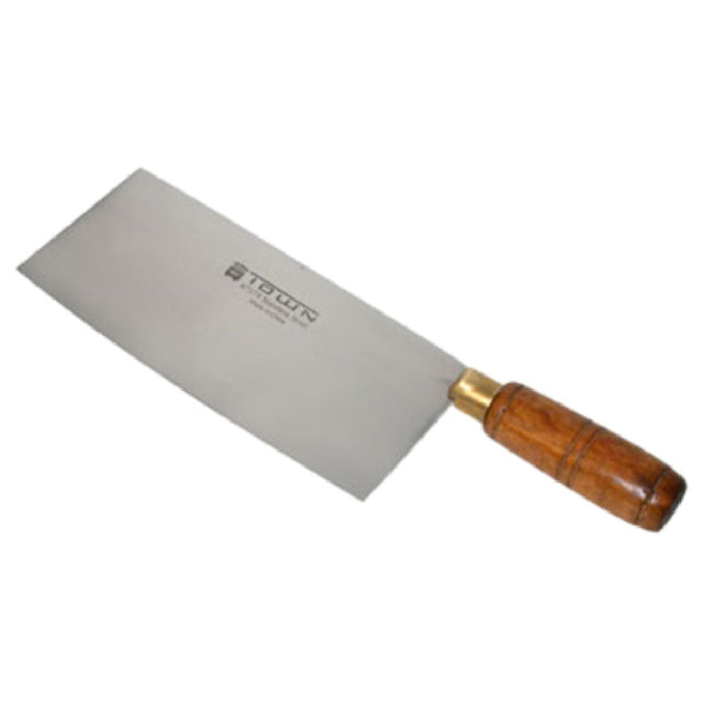 Town 47374 Chinese Cleaver/Slicer 8" X 3-3/4" Blade 12-1/4" OA Length