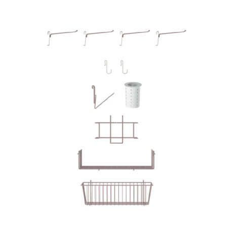 Metro SWA-PREP-K4 - SmartWall Accessory Kit For Prep, Metroseal Gray Finish, NSF (see Spec Sheet For Components) (ships In One Box)