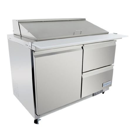 Empura E-KSP48M-D2 - Refrigerated Sandwich/Salad Mega Top Prep Table With Drawers