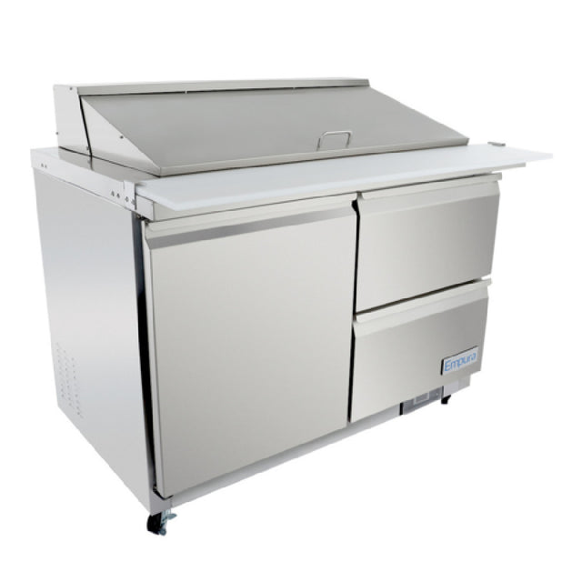 Empura E-KSP48M-D2 - Refrigerated Sandwich/Salad Mega Top Prep Table With Drawers