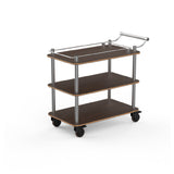 Steelite MGCRNX15WSXX Mogogo Buffet Solutions Roll'n Service Cart 41-1/2" X 21" X 36"H