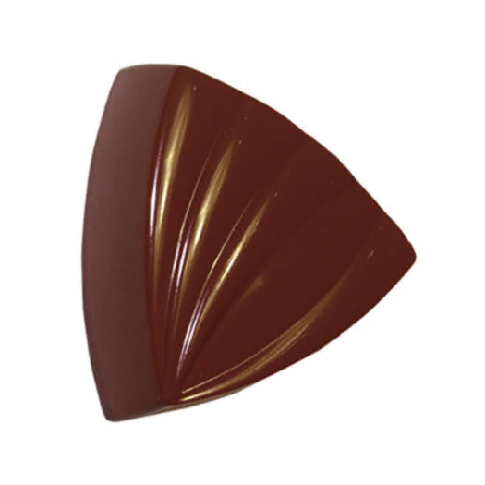 Matfer 380165 Chocolate Mold Striped Triangles 28 Per Sheet