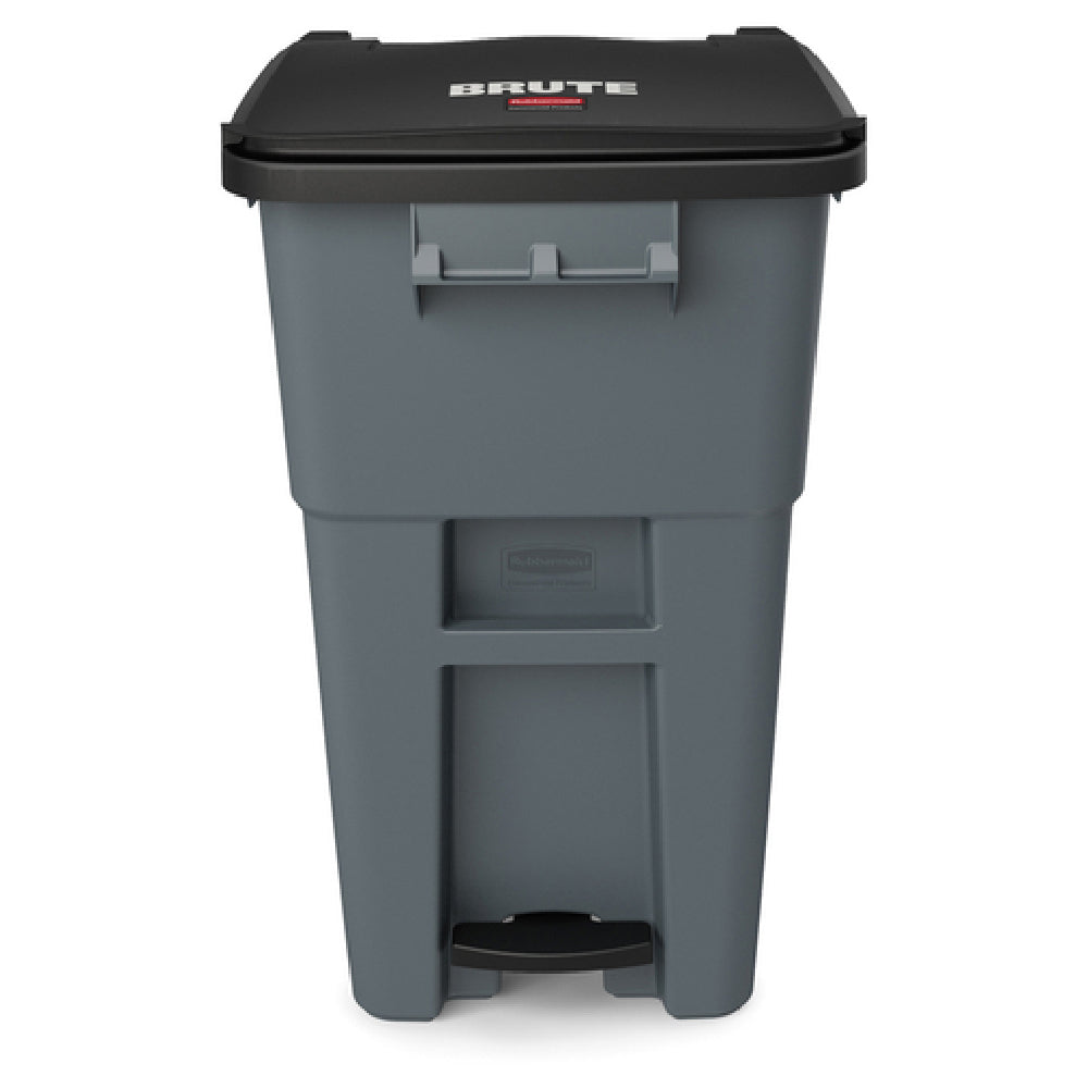 Rubbermaid 1971956 - BRUTE® Step-On Rollout Container, 50 Gallon Capacity, With Hinged Lid