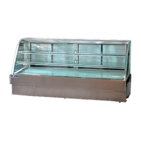 Spartan SD-96 Curved Glass Deli Case 93" Bottom Mounted Self-contained Refrigeration