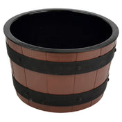 Bauscher Hepp BBS352 - Gourmet Barrel Bowl Set, 4 Qt., Includes: (1) 10" Dia. X 6"H Brown ABS Bowl
