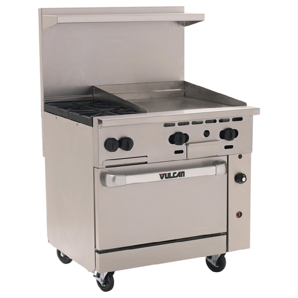 Vulcan 36C-2B24GP Endurance™ Restaurant Range Gas 36"