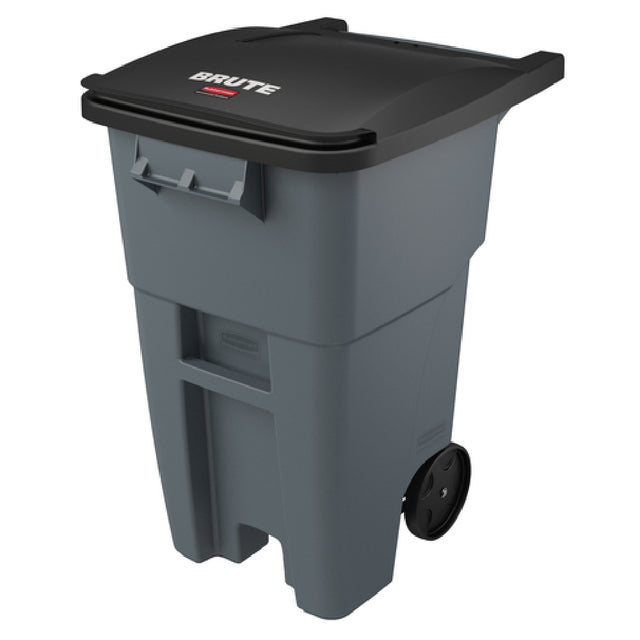 Rubbermaid FG9W2700GRAY - BRUTE® Roll-Out Container, 50 Gallon, 28-1/2" X 23-2/5" X 36-1/2" H
