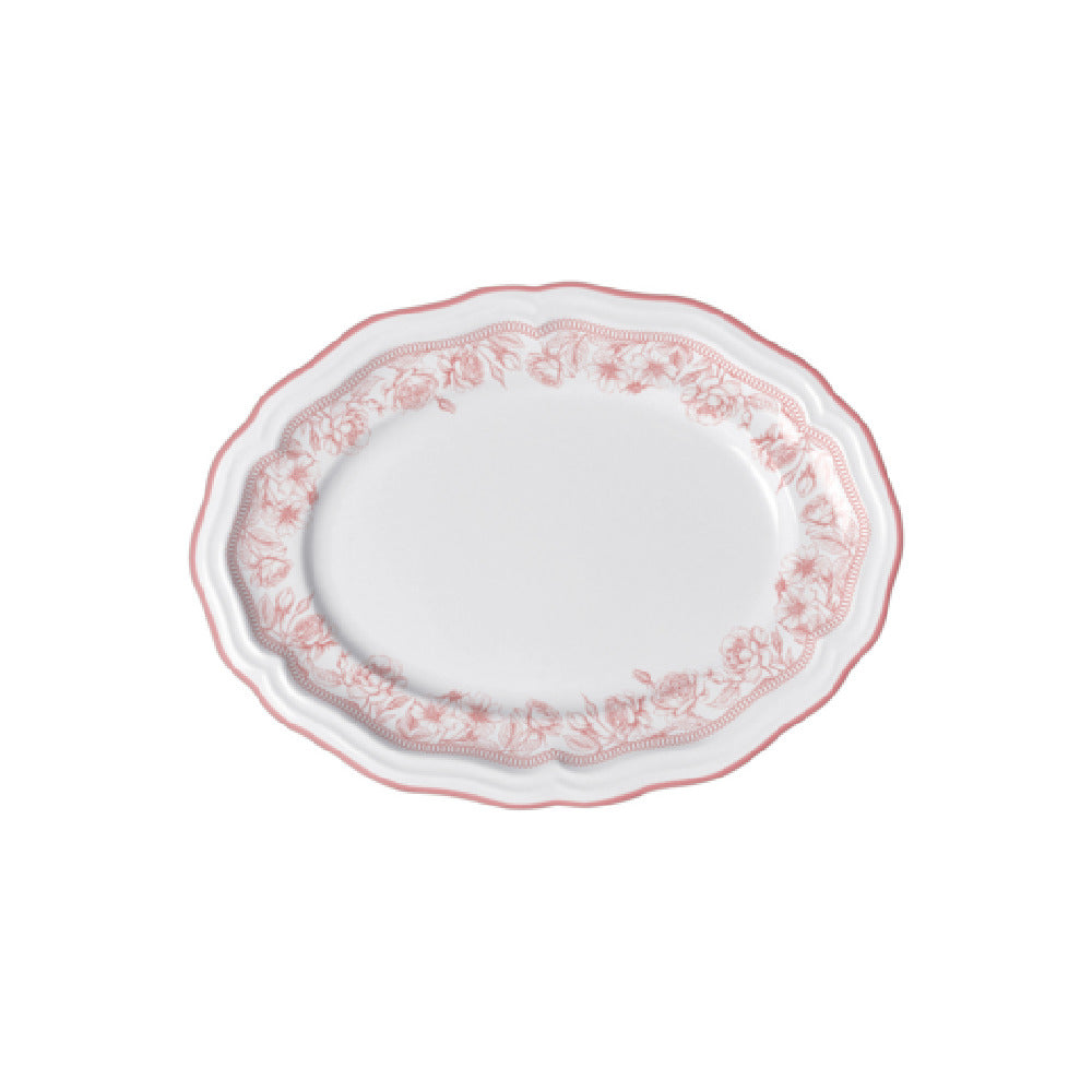 Steelite 62527FP818 Oval Platter 9.0" X 6.75" X 0.875" Adelina