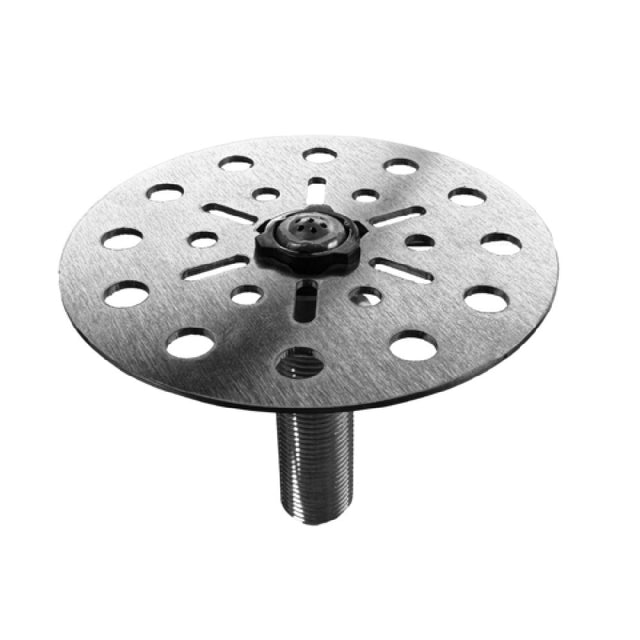 Glastender RF-4 Rinser Faucet With 4-1/2" Diameter Stainless Steel Plunger Plate