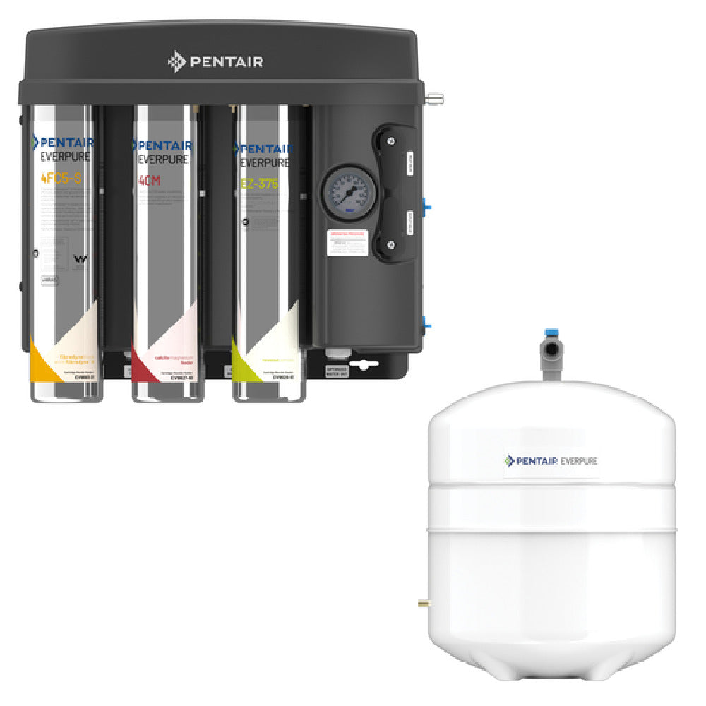 Everpure EZ-RO 375/2G-BL EZ-RO Reverse Osmosis System Combines RO Water & Mineral-addition Followed By A Precision Blend Valve For Variable TDS Adjustment To Produce Up To 375 Gpd