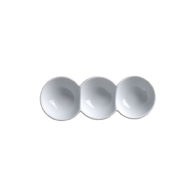 Palate & Plate AW-9160 - Appetizer Dish, 3-section, 10-1/2" X 4" X 2-3/8"H