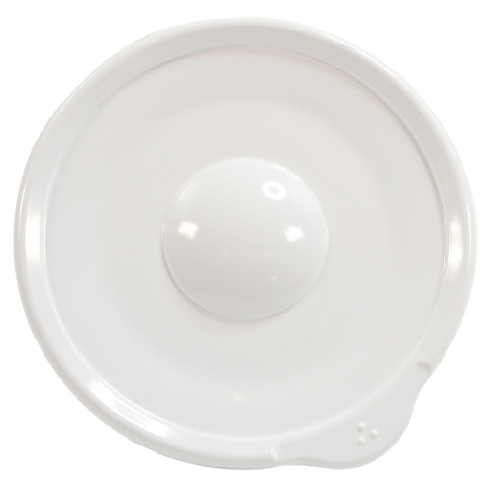 Bauscher Hepp T3800W - Saucer, 5-3/10"W X 5-1/10"D X 1/2"H, Round