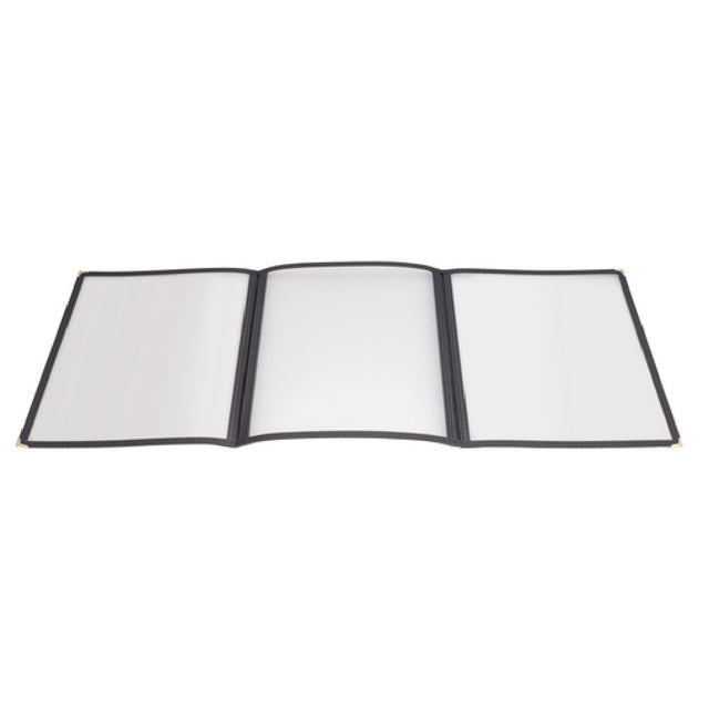 Winco PMCT-9K Menu Cover Triple Fold Overall 9-1/2" X 12-1/8"