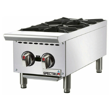 Winco NGHP-2 Spectrum™ Hotplate Natural Gas Countertop