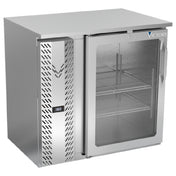Victory VBBN36HC-G-S - Back Bar Refrigerator, One-section, 36"W X 25-11/16”D X 34"H