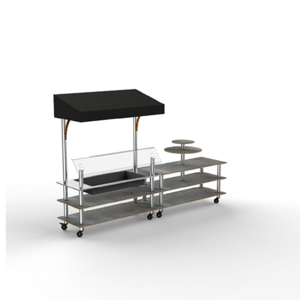 Steelite MGCMLE04GSBW Display Station Mixed Materials (minimum = Case Quantity 1 Per Case) (repack Item)