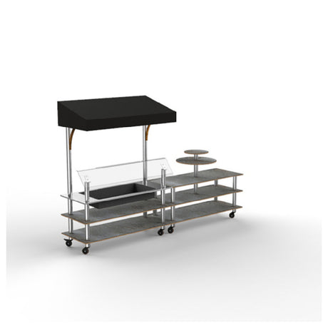 Steelite MGCMLE04GSBW Display Station Mixed Materials (minimum = Case Quantity 1 Per Case) (repack Item)