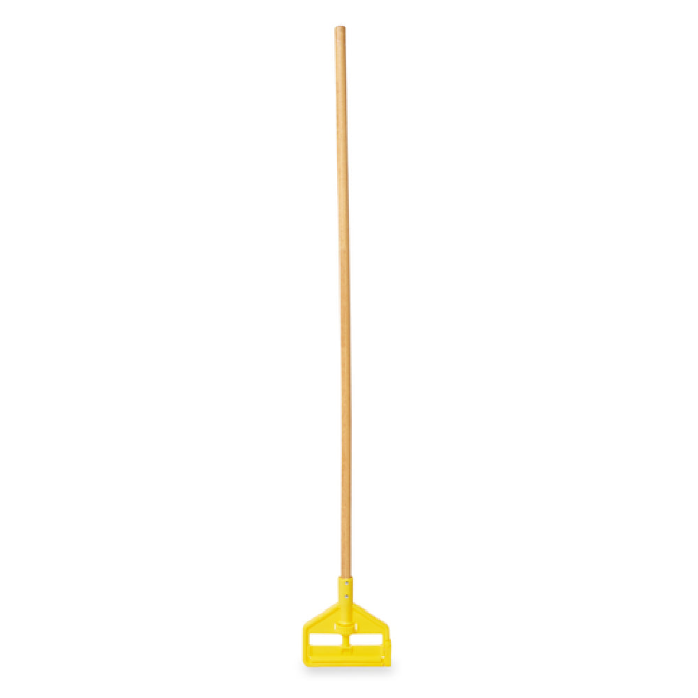 Rubbermaid FGH115000000 - Invader® Wet Mop Handle, 54"L, Wood With Yellow Plastic Head
