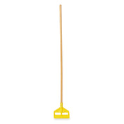 Rubbermaid FGH115000000 - Invader® Wet Mop Handle, 54"L, Wood With Yellow Plastic Head