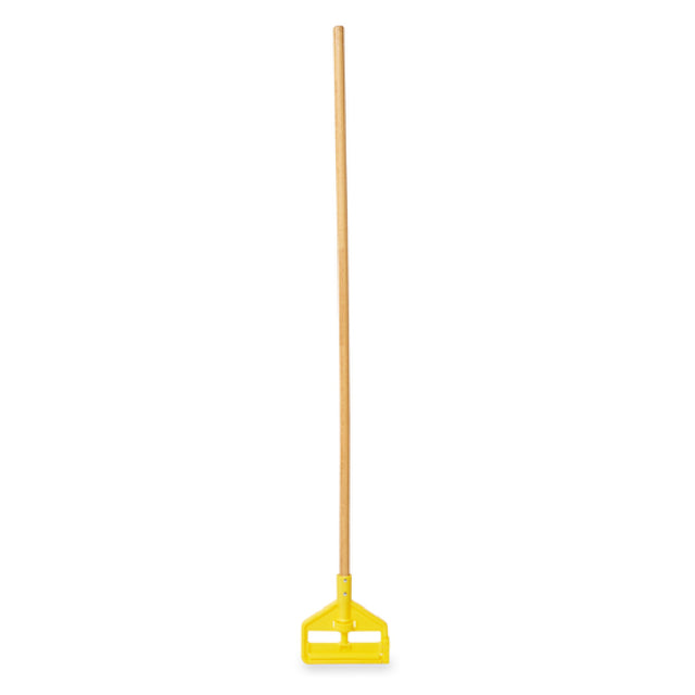 Rubbermaid FGH115000000 - Invader® Wet Mop Handle, 54"L, Wood With Yellow Plastic Head