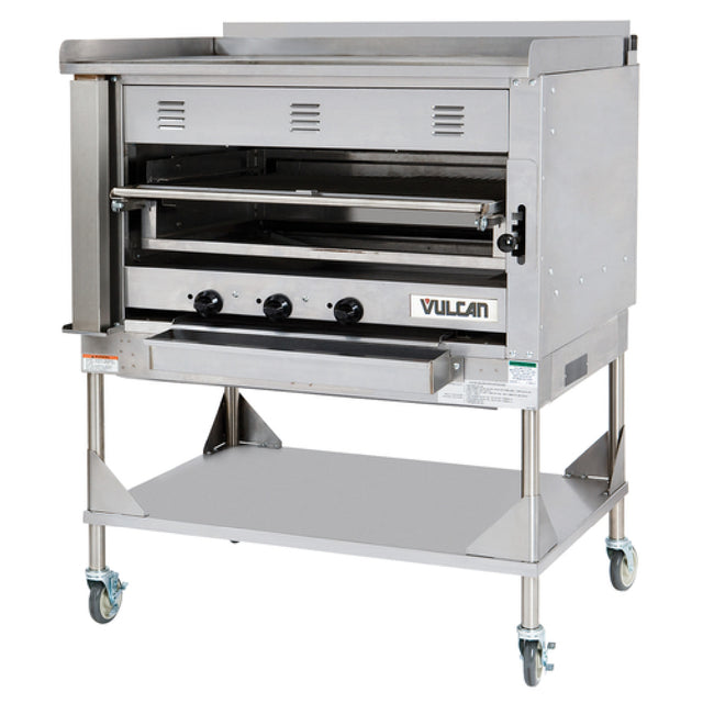 Vulcan VST4B_NAT Heavy Duty Chophouse Broiler 45" Wide Gas