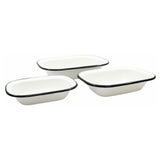 Tablecraft 80014 Enamelware Collection™ Serving Pan 30 Oz. 9-3/8" X 7" X 2"