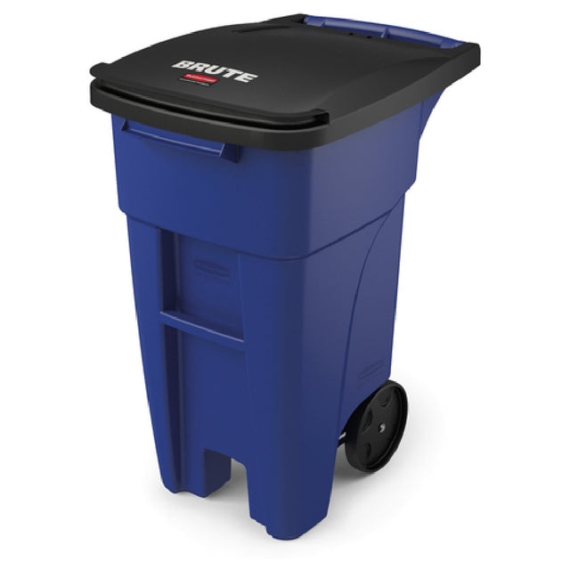 Rubbermaid 1971943 - BRUTE® Standard Rollout Container, 32 Gallon Capacity, With Hinged Lid