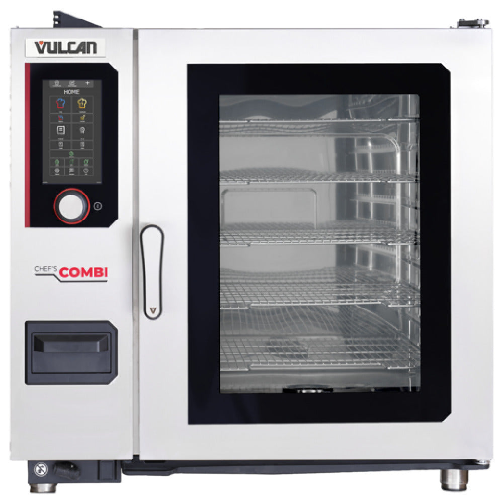 Vulcan CHEF-102G Chef'sCombi 102G Gas 10-level Full-size (GN 2/1) Capacity (10) 18" X 26" Full-size Sheet Or (20) 12" X 20" Steam Pan. All-in-one Multifunctional Cooking Equipment With Customizable CombiOS Interface
