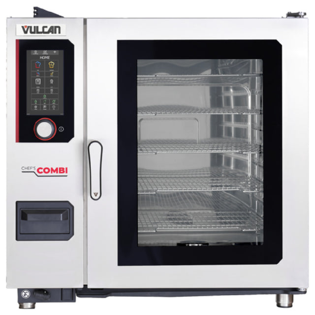Vulcan CHEF-102G Chef'sCombi 102G Gas 10-level Full-size (GN 2/1) Capacity (10) 18" X 26" Full-size Sheet Or (20) 12" X 20" Steam Pan. All-in-one Multifunctional Cooking Equipment With Customizable CombiOS Interface