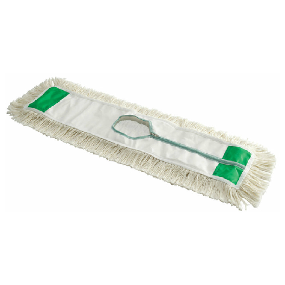 Winco DM-24H Replacement Dust Mop Head 24" X 5" Zipper Closure