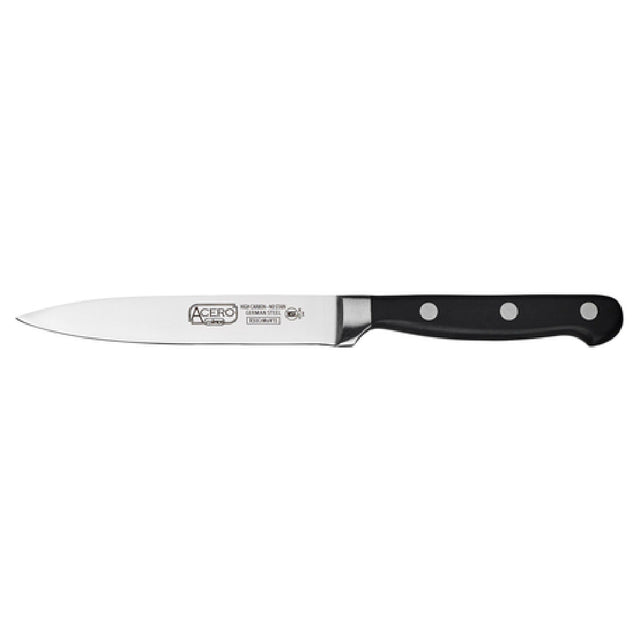 Winco KFP-50 Acero Utility Knife 5" Blade Triple Riveted