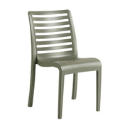 Grosfillex UT944818 - Astoria Stacking Sidechair, 20.9"W X 23.4"D X 34.7"H, Technopolymer With Air Molding Technology
