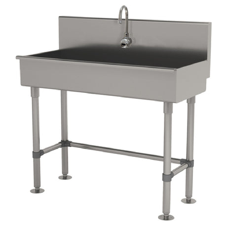 Advance Tabco 19-FM-1-EFADA Service Sink With Stainless Steel Legs And Flanged Feet